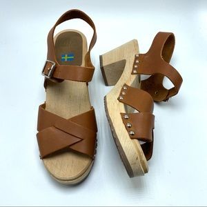 Mia Gertrude Swedish clog/sandal/heel